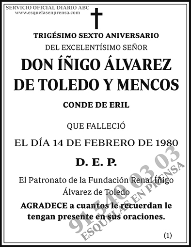 Íñigo Álvarez de Toledo y Mencos